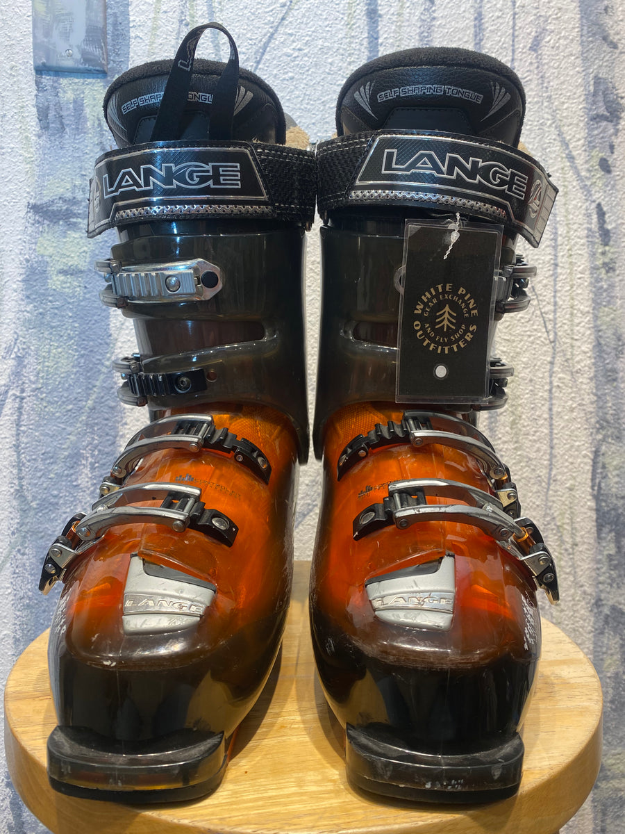 Lange Super Blaster 120 Alpine Ski Boots Orange 27 27.5