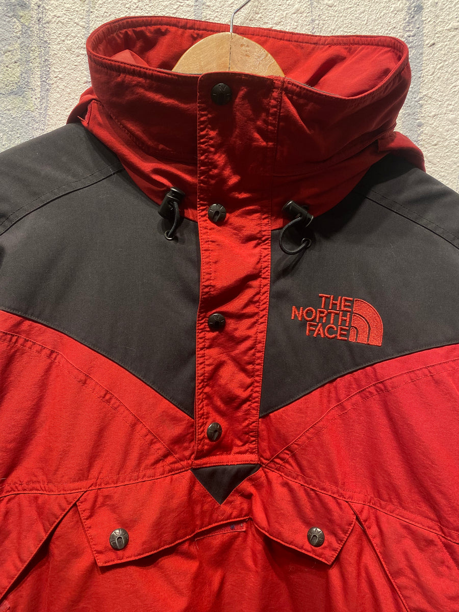 Vintage The North Face Extreme Gear Ski Shell Jacket Poncho Red Men