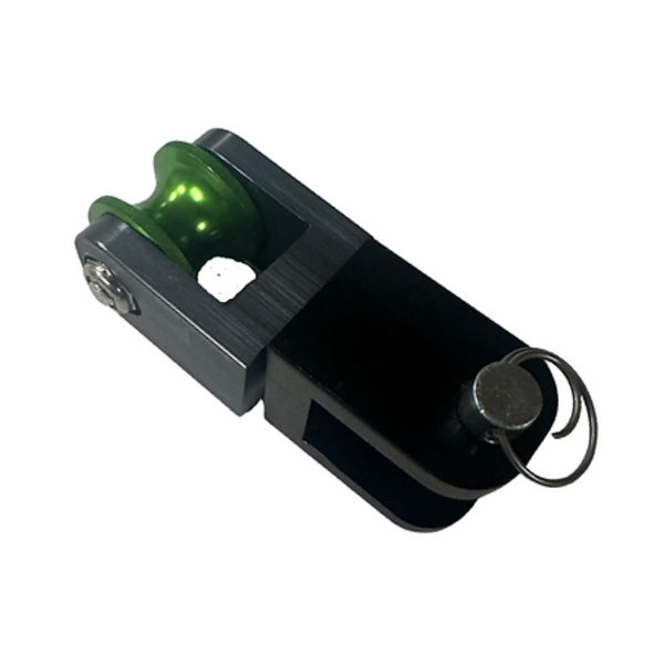 Tornado Swivel Block 2:1 Pulley - Black/Silver/Green