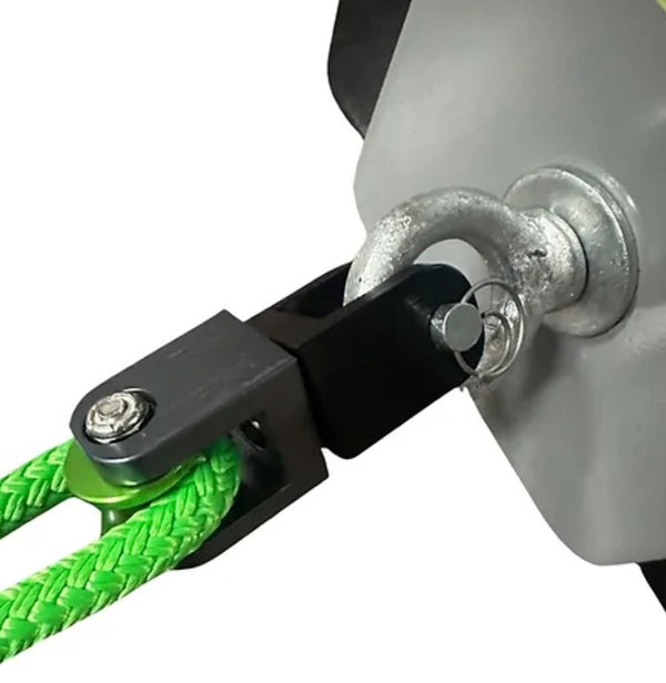 Tornado Swivel Block 2:1 Pulley - Black/Silver/Green