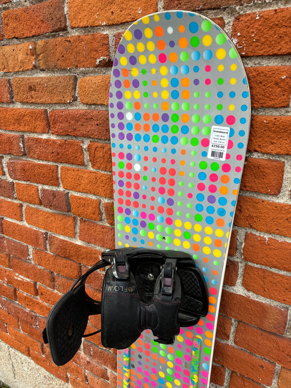Burton Bender Snowboard with Flow Minx Bindings - Multi, 148 cm