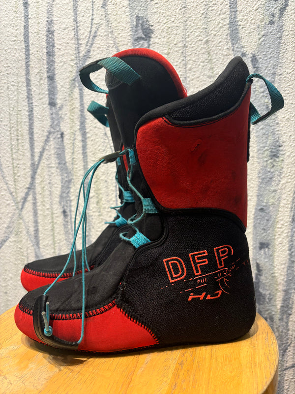 DFP HD Custom Ski Boot Liners - Red/Black, Mondopoint 24