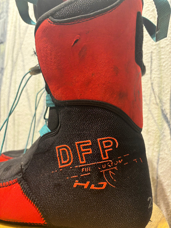 DFP HD Custom Ski Boot Liners - Red/Black, Mondopoint 24