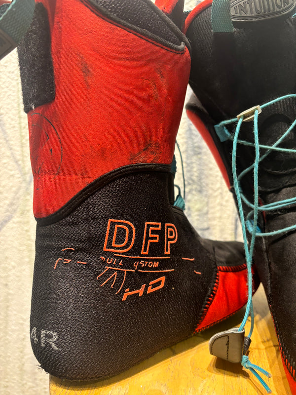 DFP HD Custom Ski Boot Liners - Red/Black, Mondopoint 24