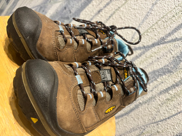 Keen Keen Dry American Built Hiking Work Shoes - Brown, Womens 10