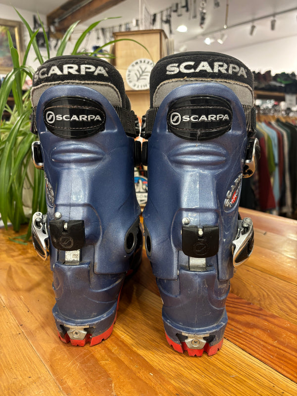 Scarpa Magic Alpine Touring Ski Boots - Blue, Mondo Point 23.5