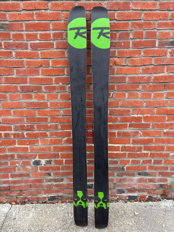 Rossignol S7 Powder Telemark Skis Voile Telemark Bindings - Black, 188 cm