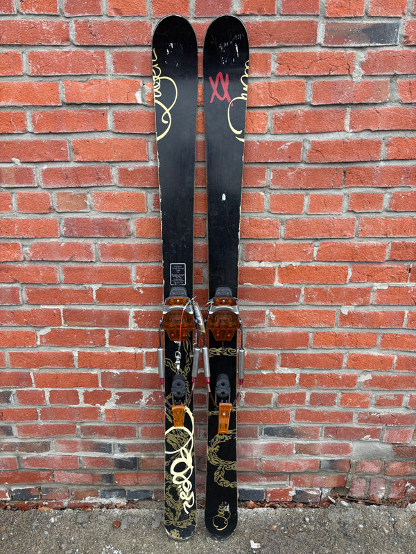 Volkl Queen Attiva Telemark Skis - Black, 156 cm