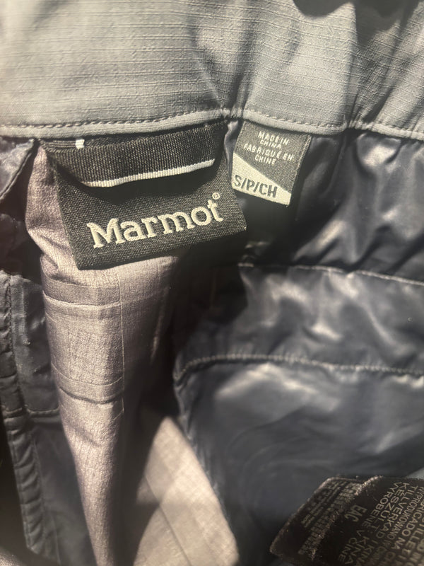 Marmot BL Pro GoreTex Snow Bibs - Grey, Mens Small