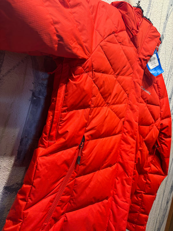 Columbia Lay D Down II Puffy Coat Ski Jacket - Red, Women’s Large