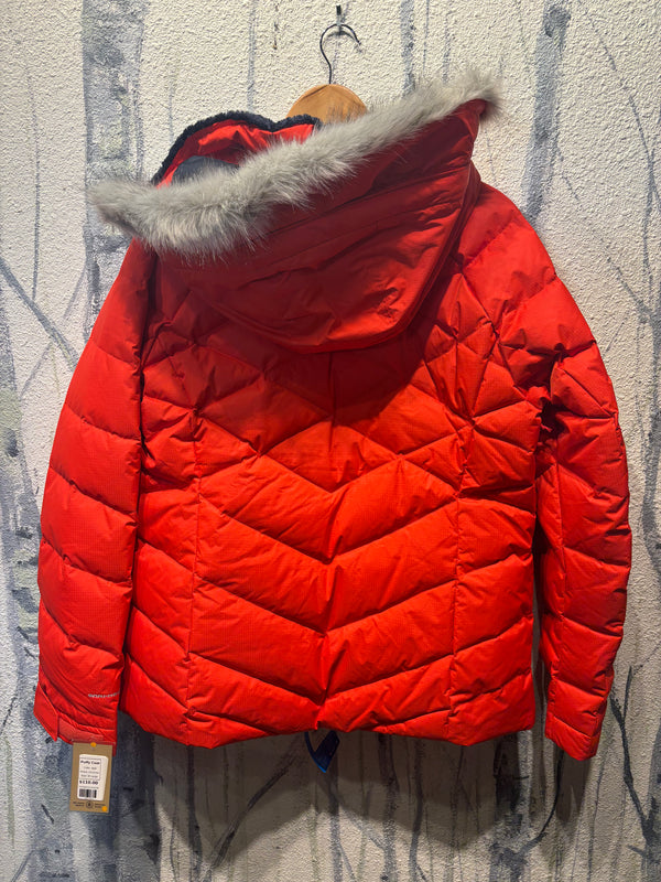 Columbia Lay D Down II Puffy Coat Ski Jacket - Red, Women’s Large