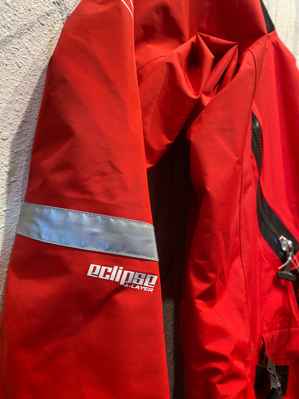 NRS Eclipse 4 Layer Drysuit - Red, Mens Medium
