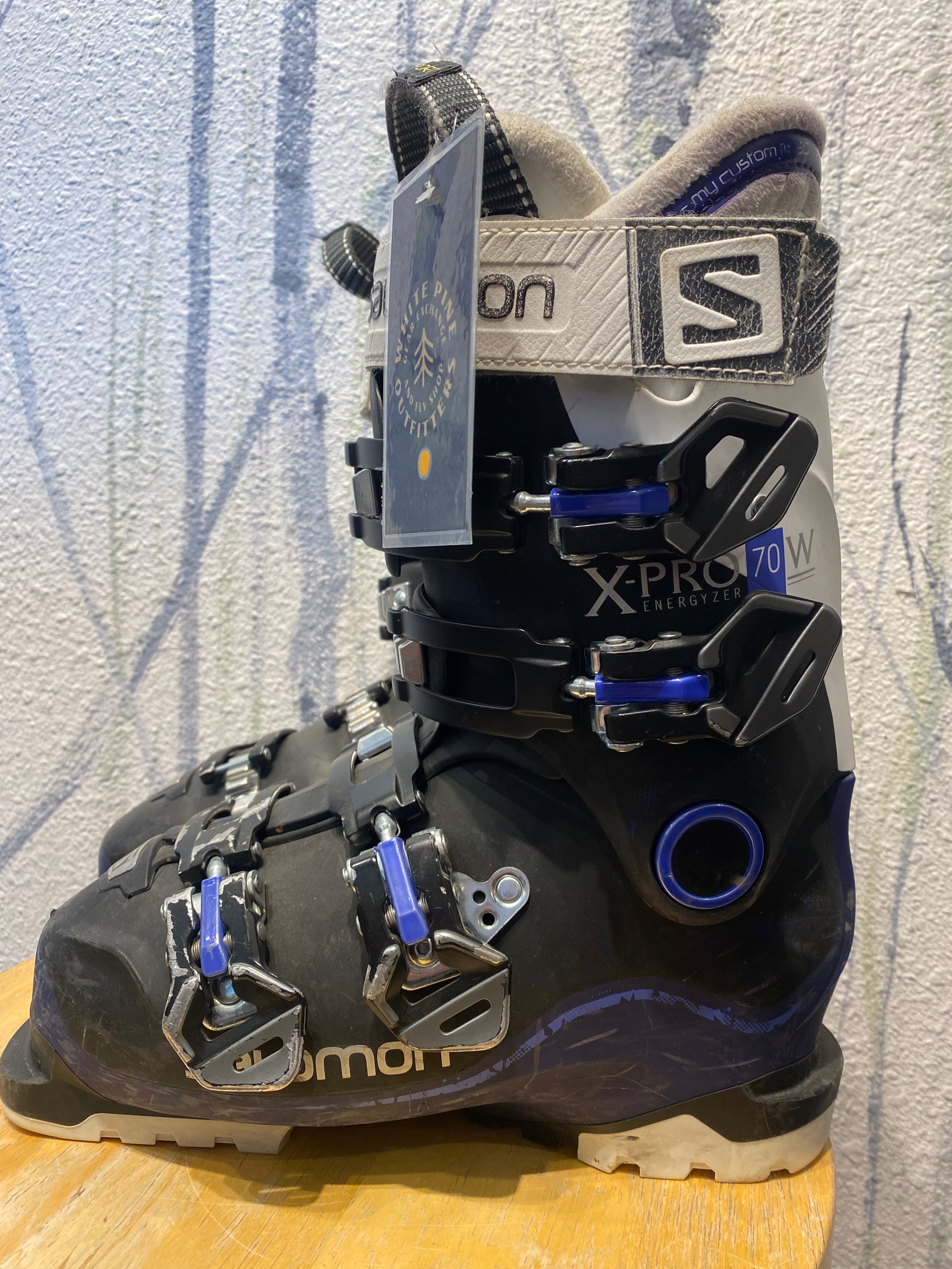 Rose kleur Rally Overlappen Salomon X-Pro 70 W Energyzer Alpine Ski Boots - Black/Purple, Womens 2